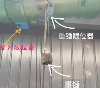 鋼絲繩電動葫蘆重錘限位器的工作原理